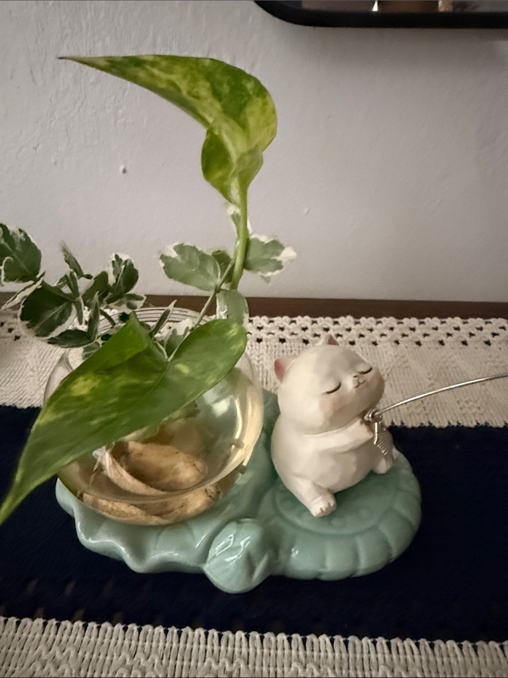 Ceramic Cat Planter